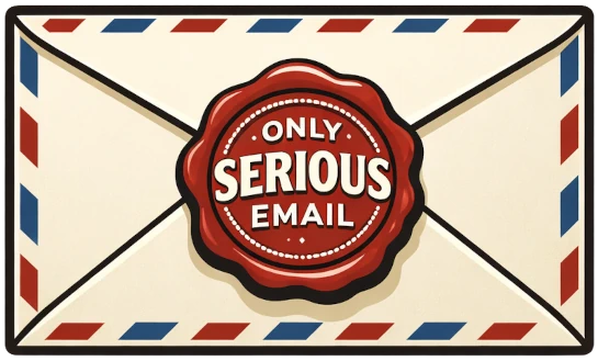 OnlySeriousEmail envelope